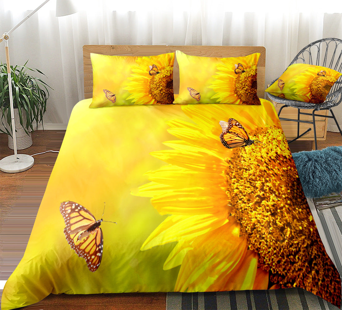 Sunflower Bedding Set for a Bright, Cheerful Bedroom