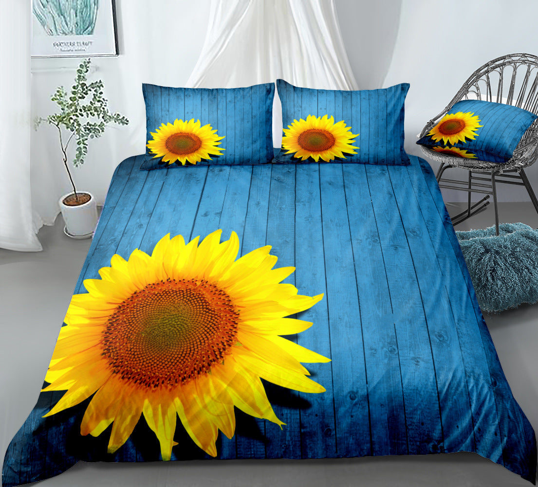 Sunflower Bedding Set for a Bright, Cheerful Bedroom