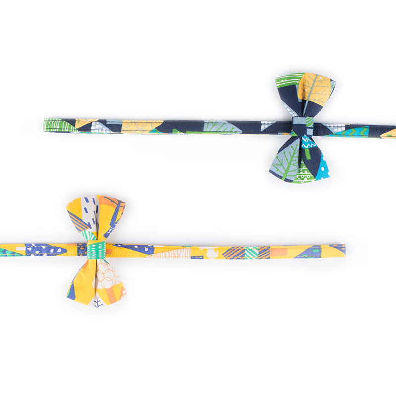 Patterned Cotton Dog Leash for Stylish Everyday Walks