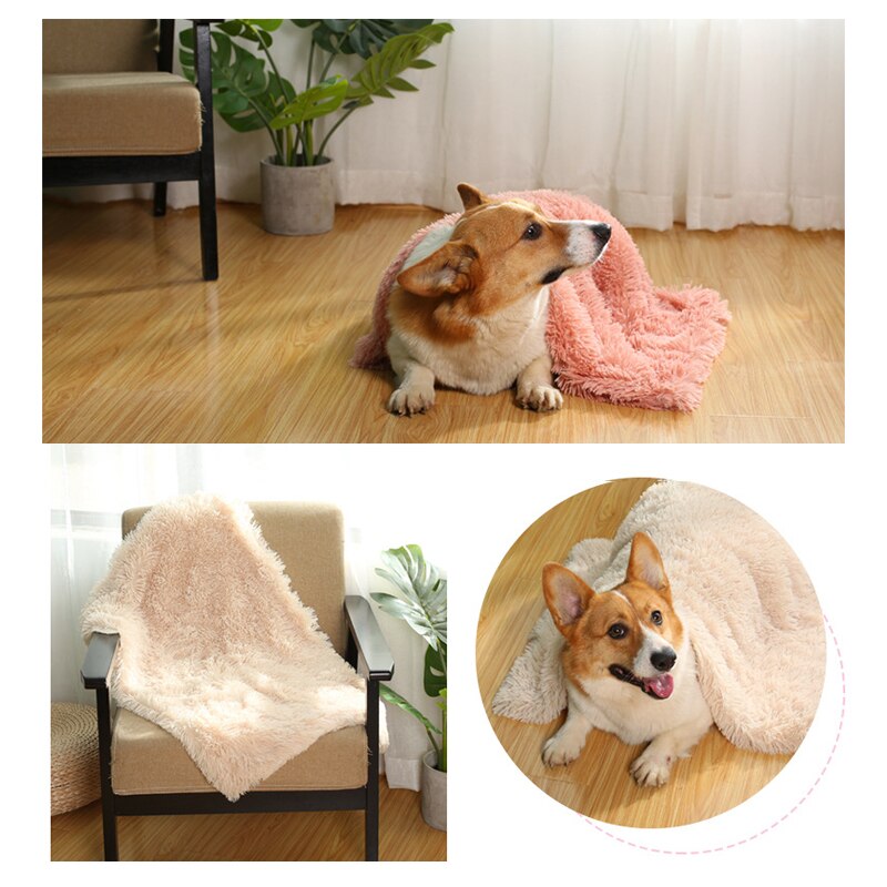 Plush Dog Blanket for Extra-Soft, Warm Pet Comfort
