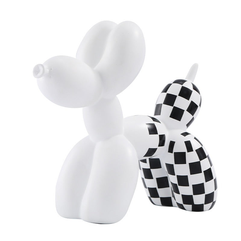 Balloon Dog Resin Sculpture for Colorful Modern Decor
