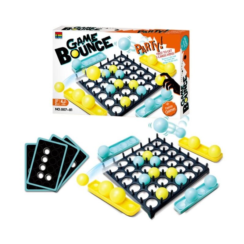 Bouncing Ball Board Game for Fast Family Party Fun