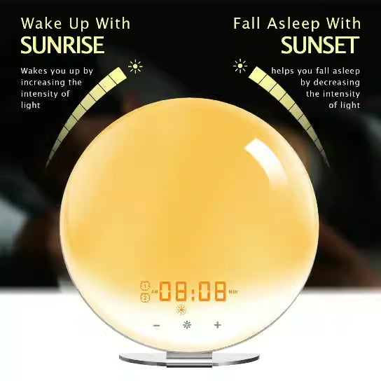 Sunrise Alarm Clock with Ambient Light and FM Radio