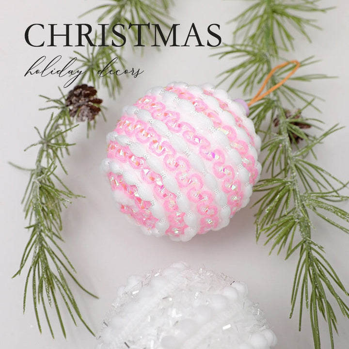 Pastel Foam Christmas Tree Ornaments for Playful Decor