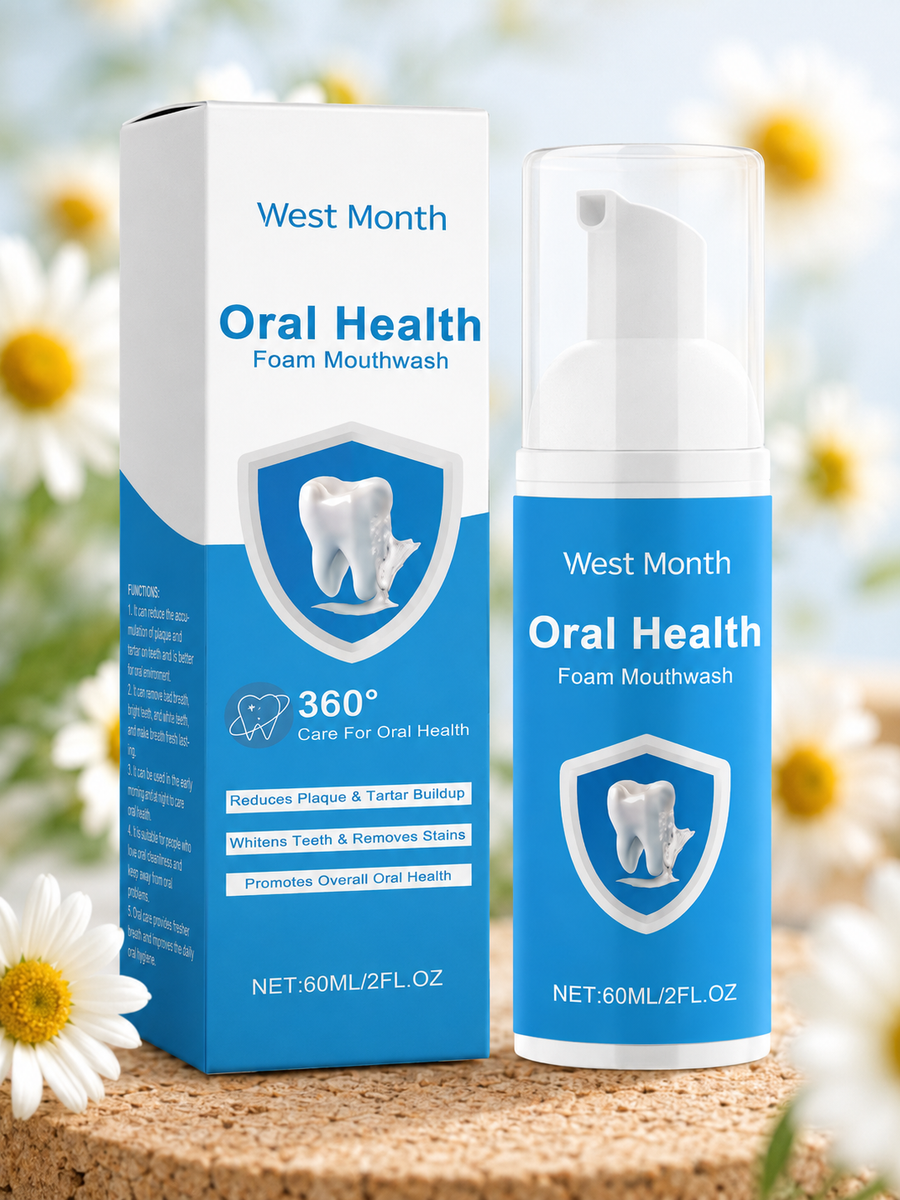 Foaming Mouthwash — Brighter, Cleaner Teeth in 2 Weeks