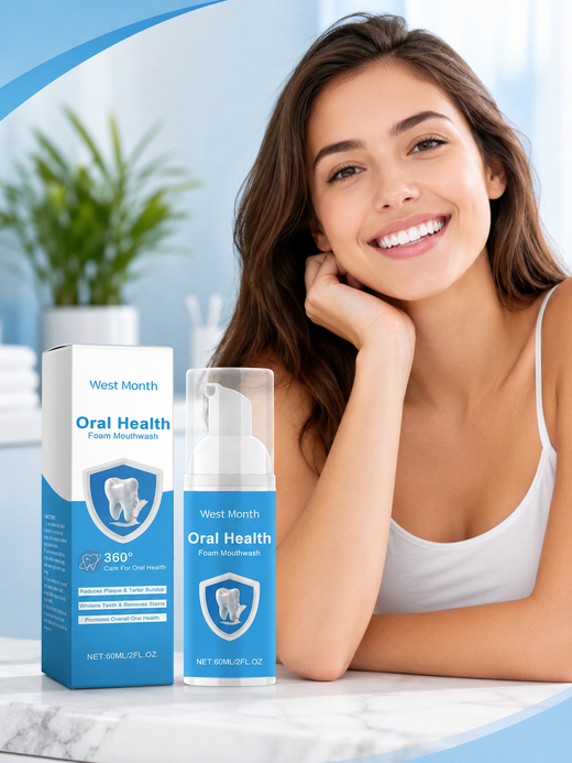 Foaming Mouthwash — Brighter, Cleaner Teeth in 2 Weeks