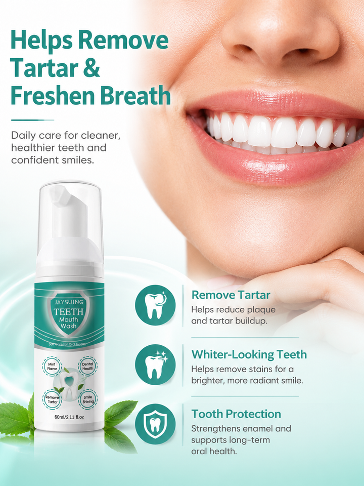 Teeth Mousse — Deep Stain Removal & Whitening Foam