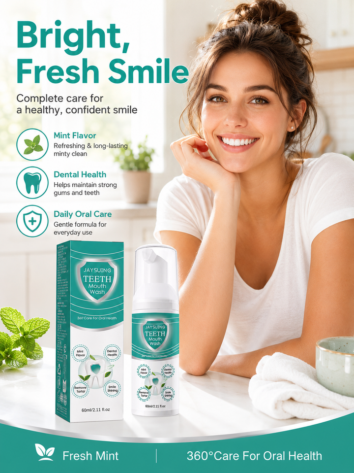 Teeth Mousse — Deep Stain Removal & Whitening Foam