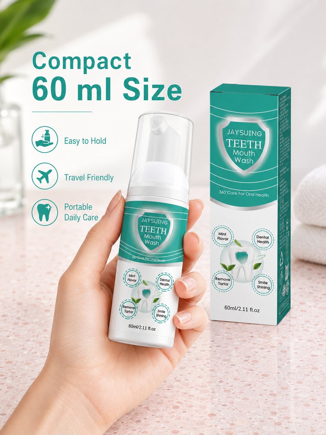 Teeth Mousse — Deep Stain Removal & Whitening Foam