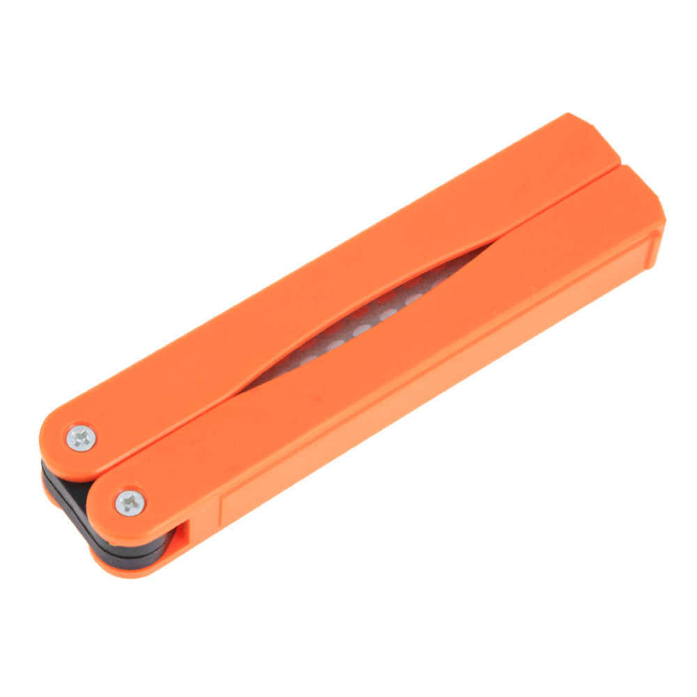 Foldable Pocket Diamond Knife Sharpener for Camping