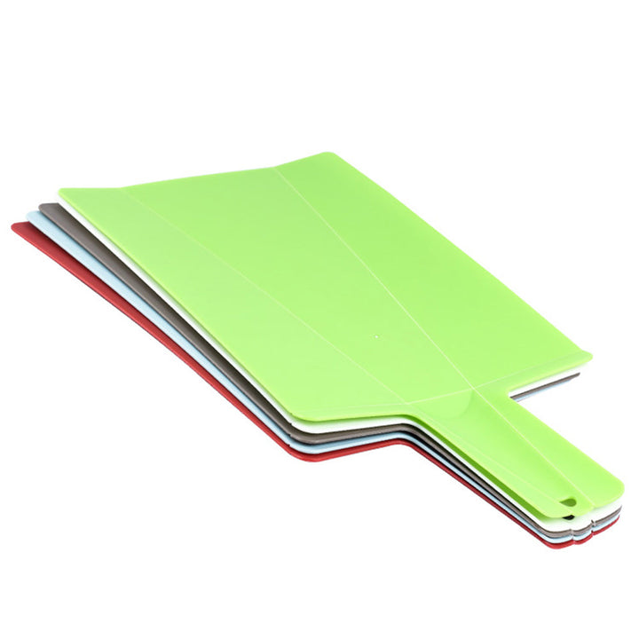 Foldable Cutting Board with Scoop for Easy Food Transfer