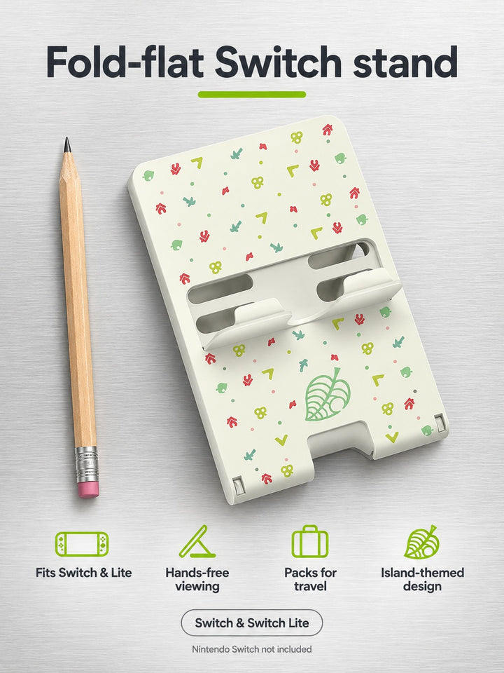 Foldable Nintendo Switch Stand, Island Theme Design