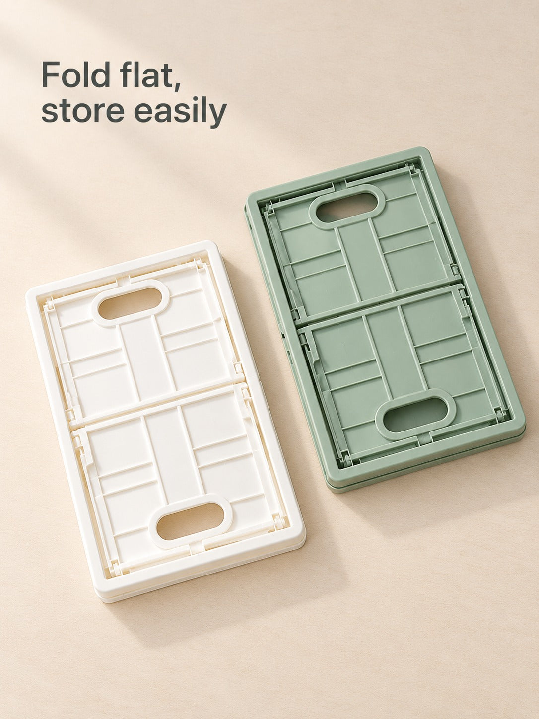 Foldable Storage Box for Dorm Desks and Small Spaces