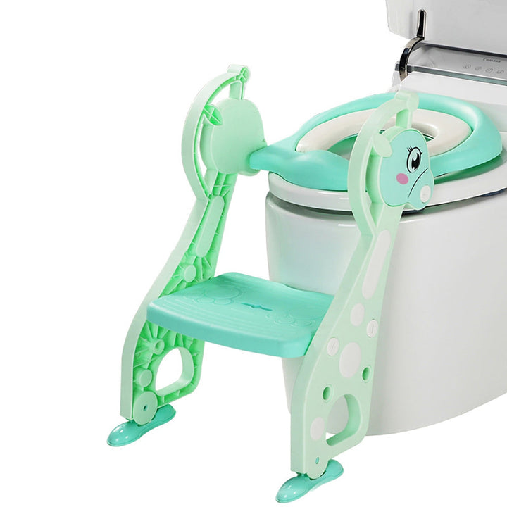 Folding Potty Training Seat with Step Ladder for Toddlers