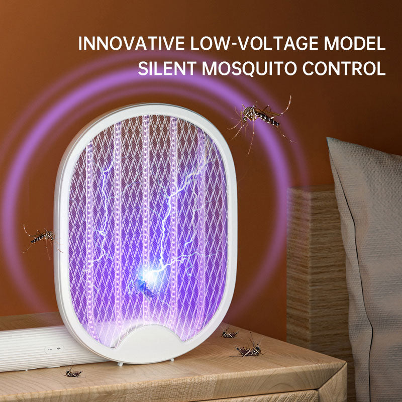 Folding Electric Mosquito Swatter and UV Mosquito Lamp