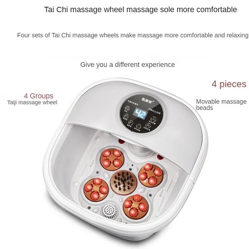 Folding Foot Spa with Bubble Massage and Heat
