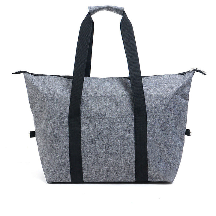 Foil-Lined Insulated Picnic Tote Bag That Folds Flat
