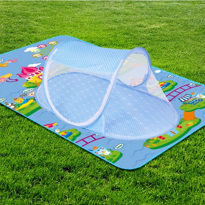 Folding Baby Mosquito Net Bed With Padded Sleep Mat