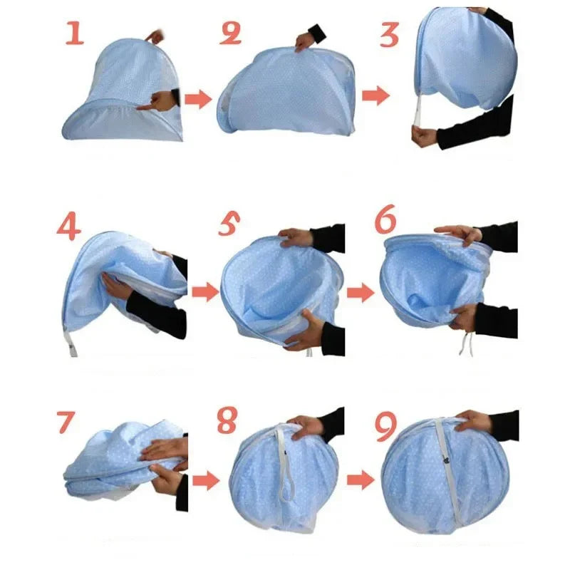 Folding Baby Mosquito Net Bed With Padded Sleep Mat