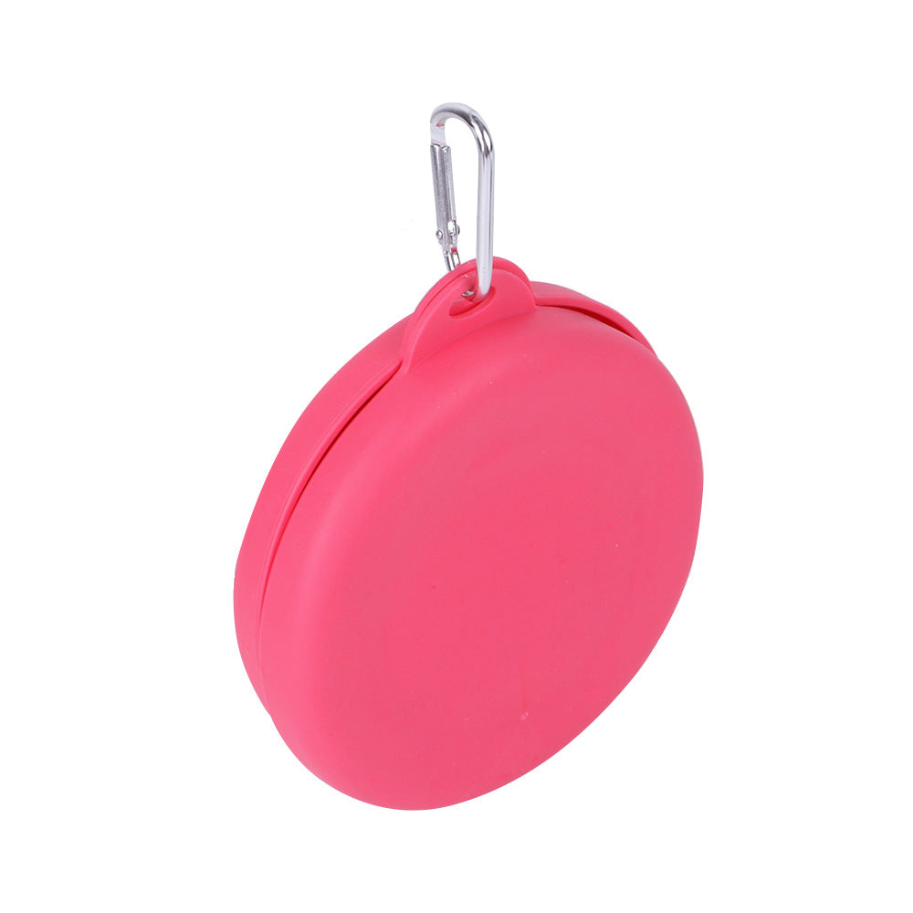 Folding Silicone Pet Bowl Set for Easy Travel Feeding