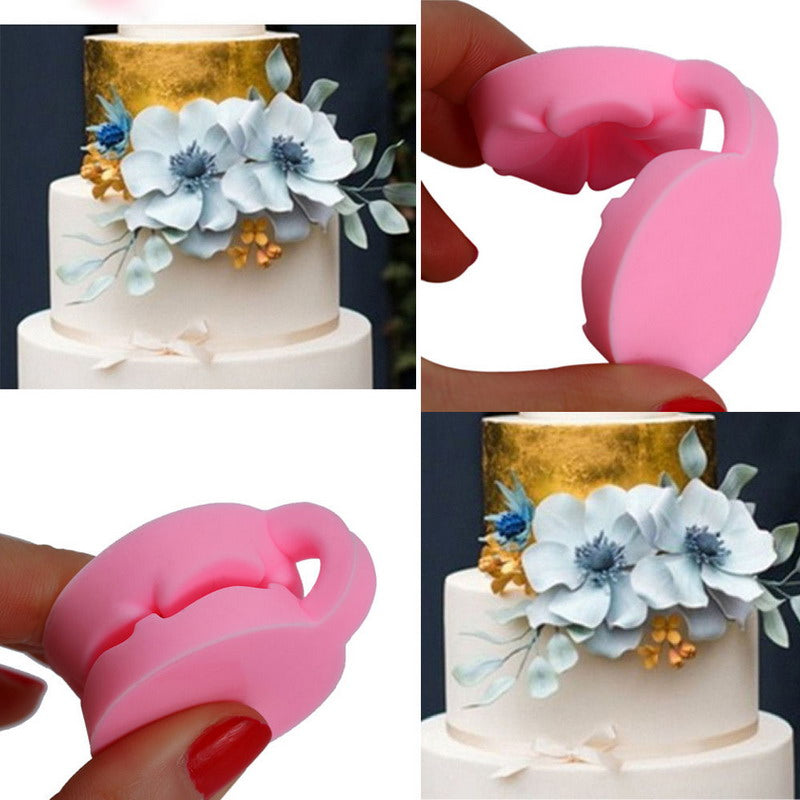 Fondant Flower Silicone Molds Set for Cake Decorating