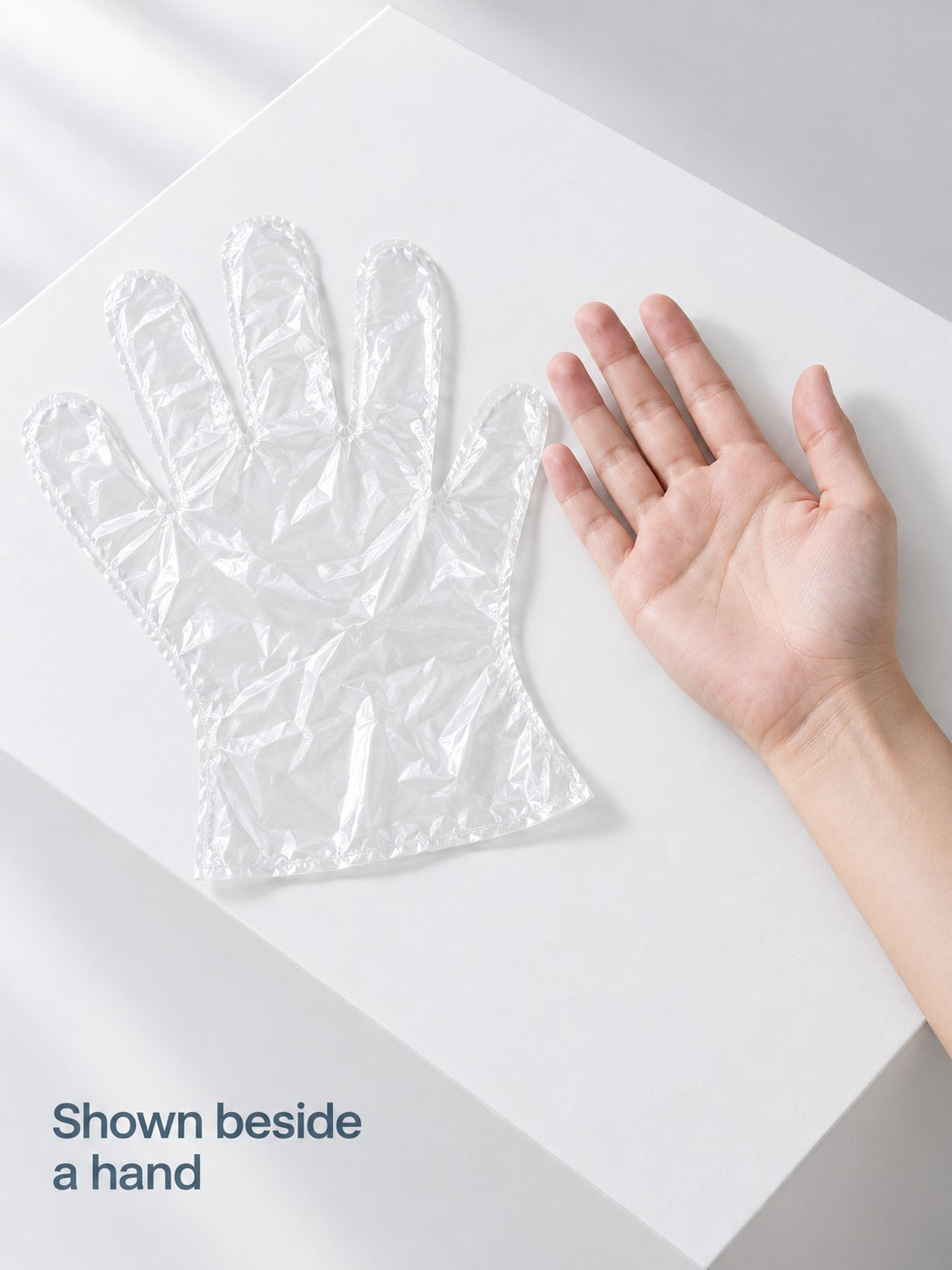Food Grade Disposable Gloves: Extra Thick Clear PE Film