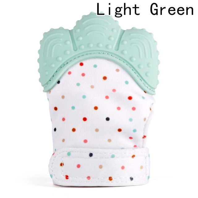 Silicone Baby Teething Mitten for Soothing Sore Gums