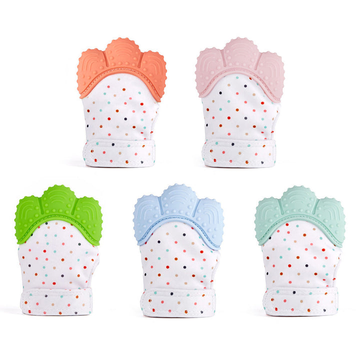 Silicone Baby Teething Mitten for Soothing Sore Gums