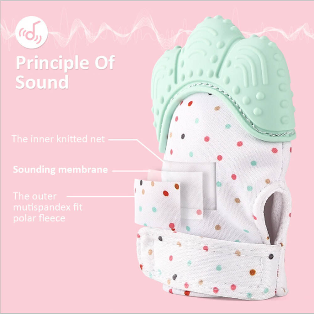 Silicone Baby Teething Mitten for Soothing Sore Gums