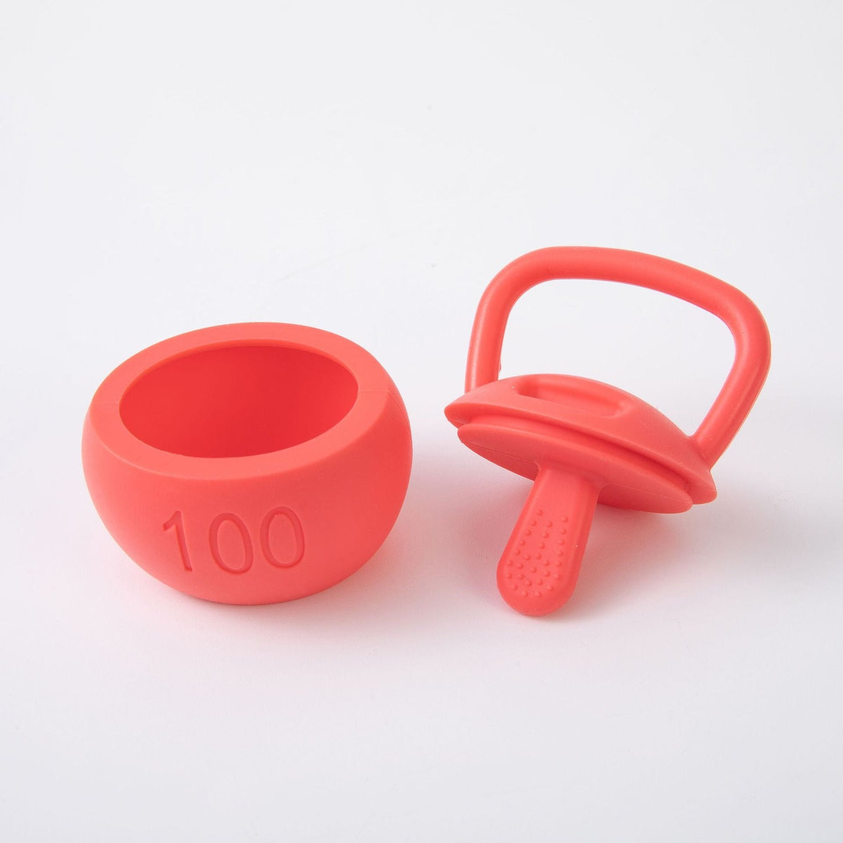 Baby Silicone Dumbbell Teether for Soothing Sore Gums