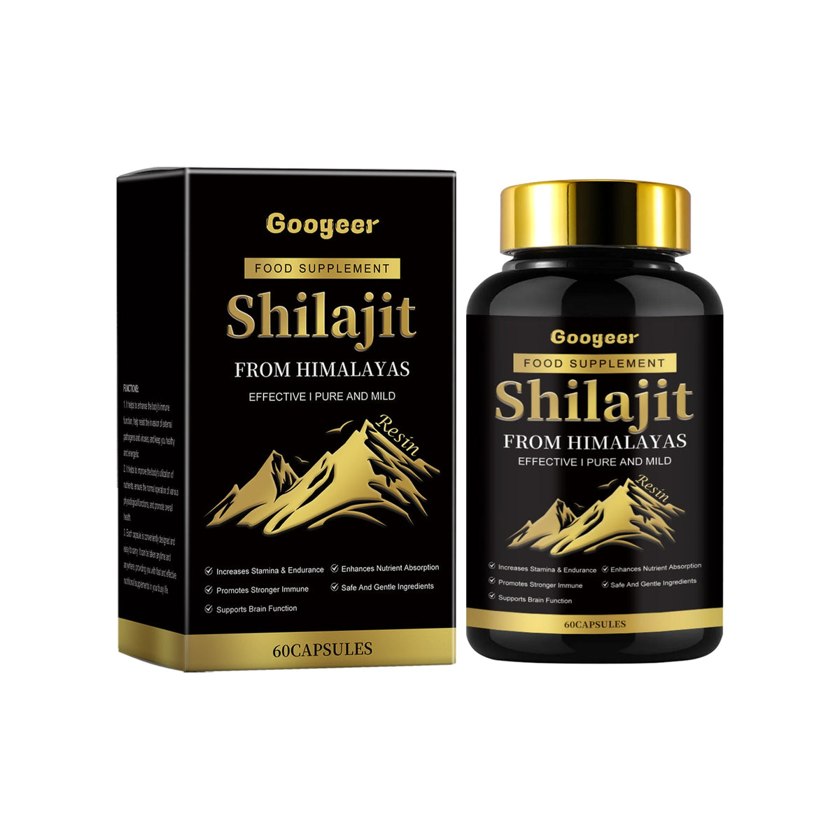Himalayan Shilajit Capsules for Stamina and Daily Energy