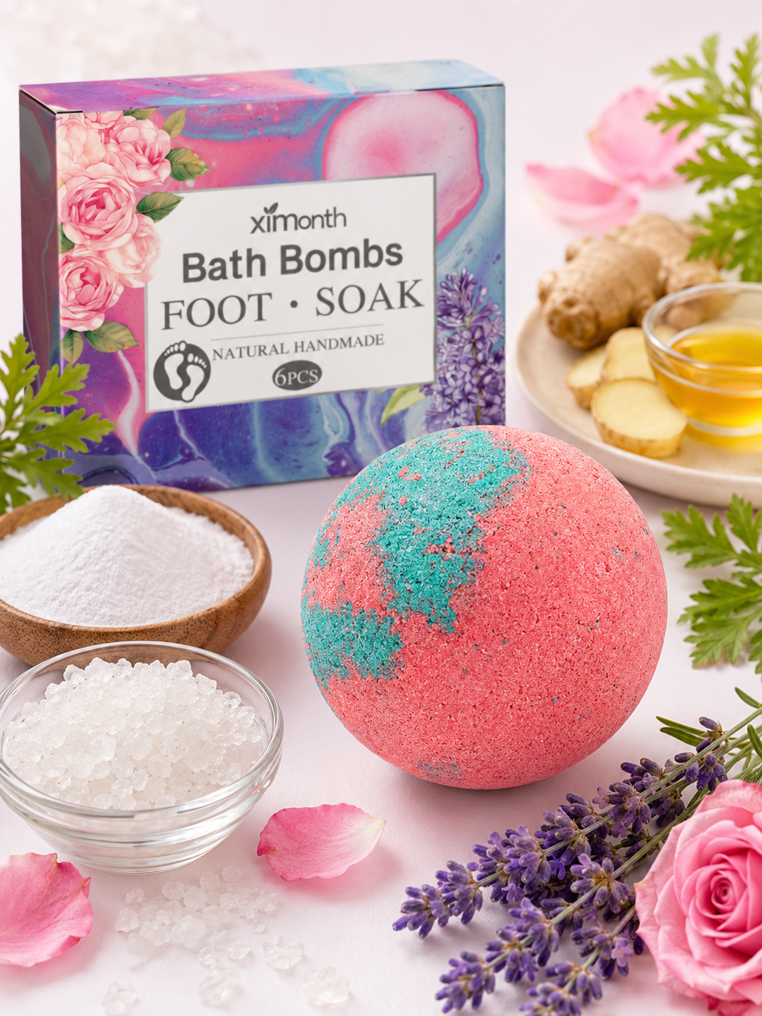 Natural Foot Bath Bombs — Soothe Tired Feet & Soften