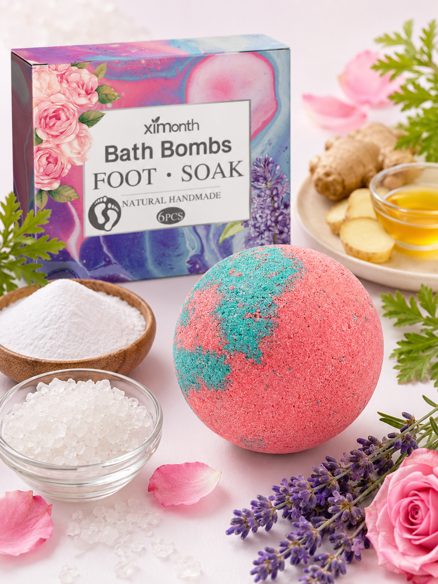 Natural Foot Bath Bombs — Soothe Tired Feet & Soften