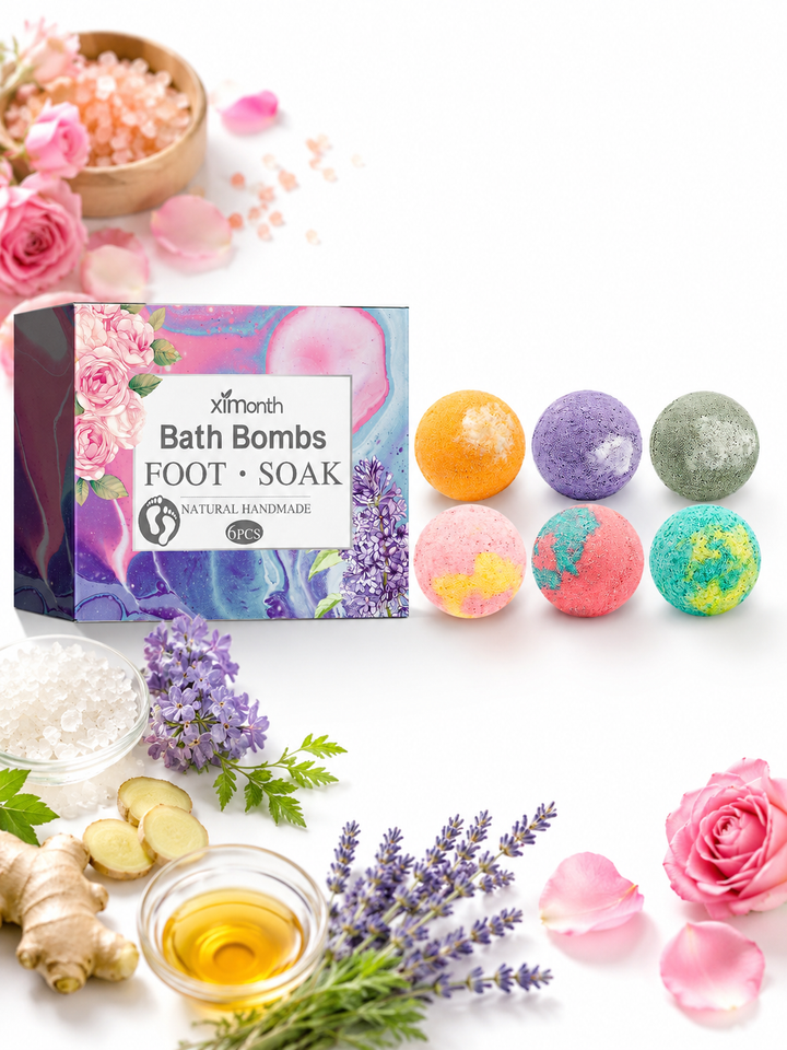 Natural Foot Bath Bombs — Soothe Tired Feet & Soften