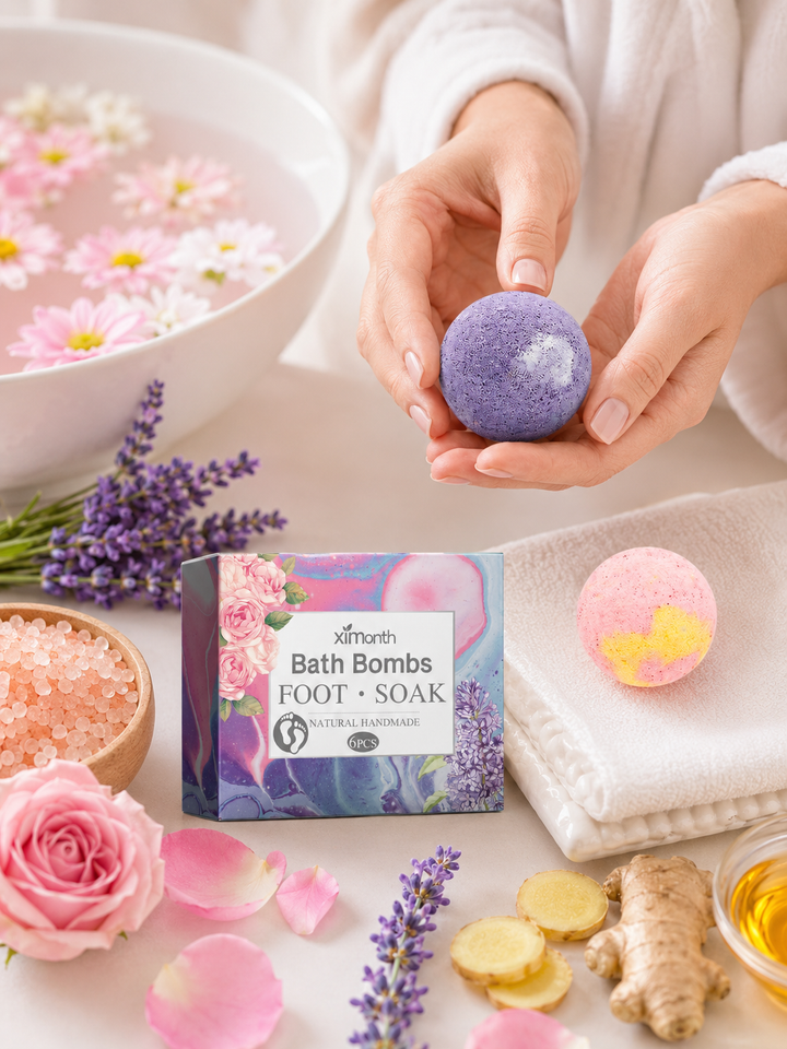 Natural Foot Bath Bombs — Soothe Tired Feet & Soften