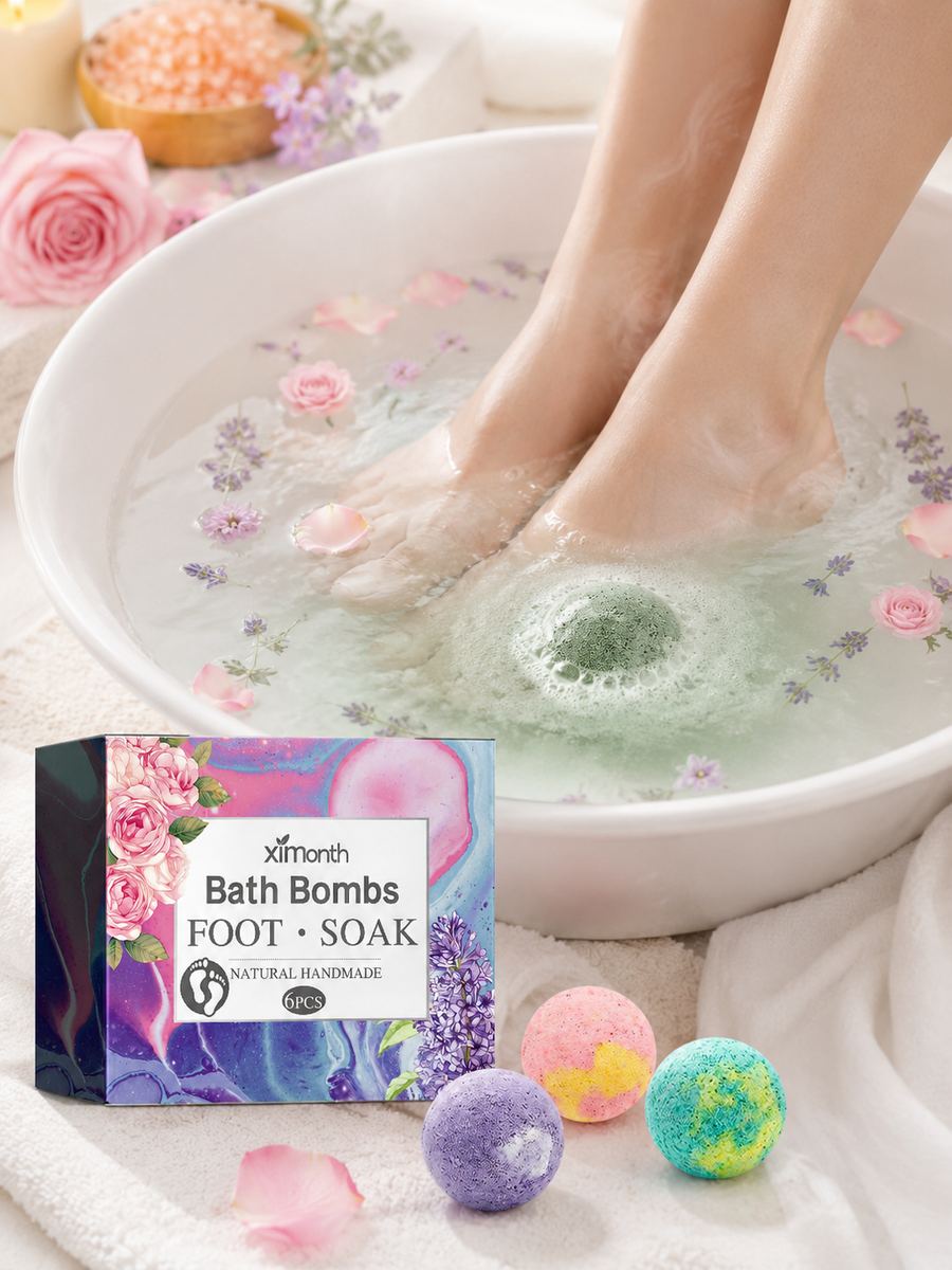 Natural Foot Bath Bombs — Soothe Tired Feet & Soften