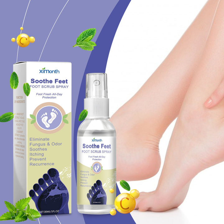 Foot Odor Spray for Itchy, Dry Feet and Daily Freshness