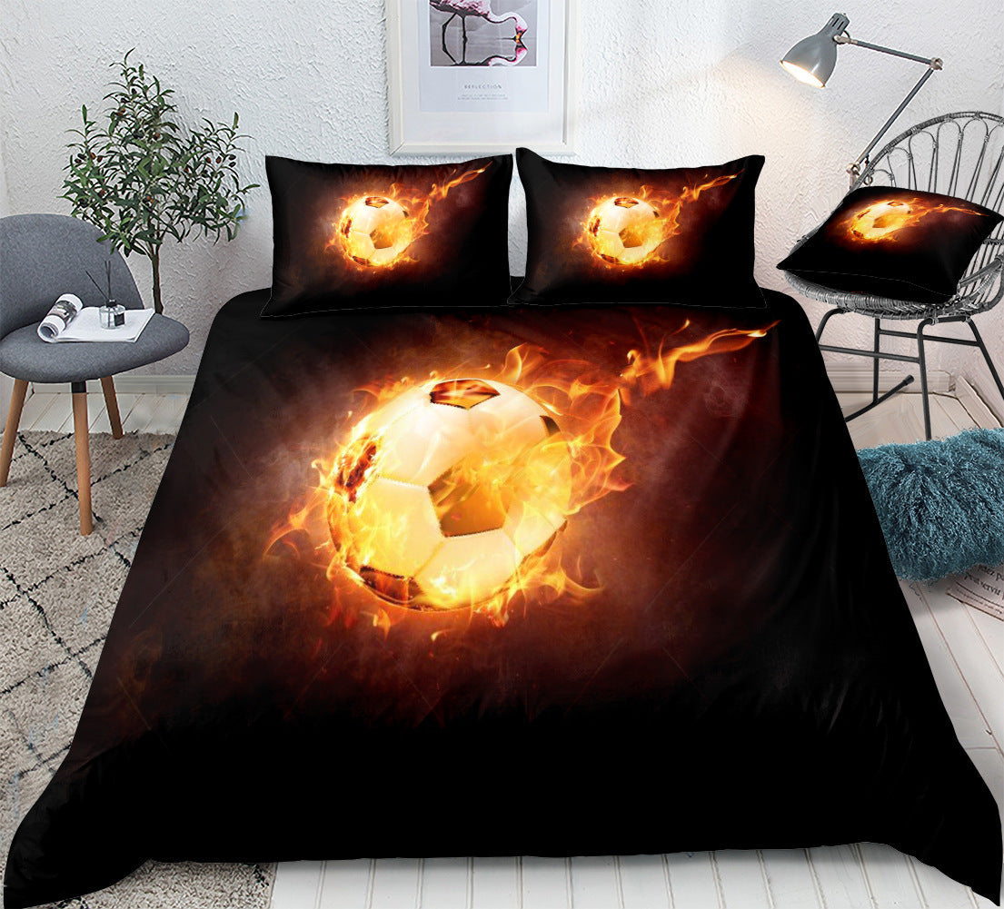 Football Duvet Cover Set for Dramatic Fan Bedrooms