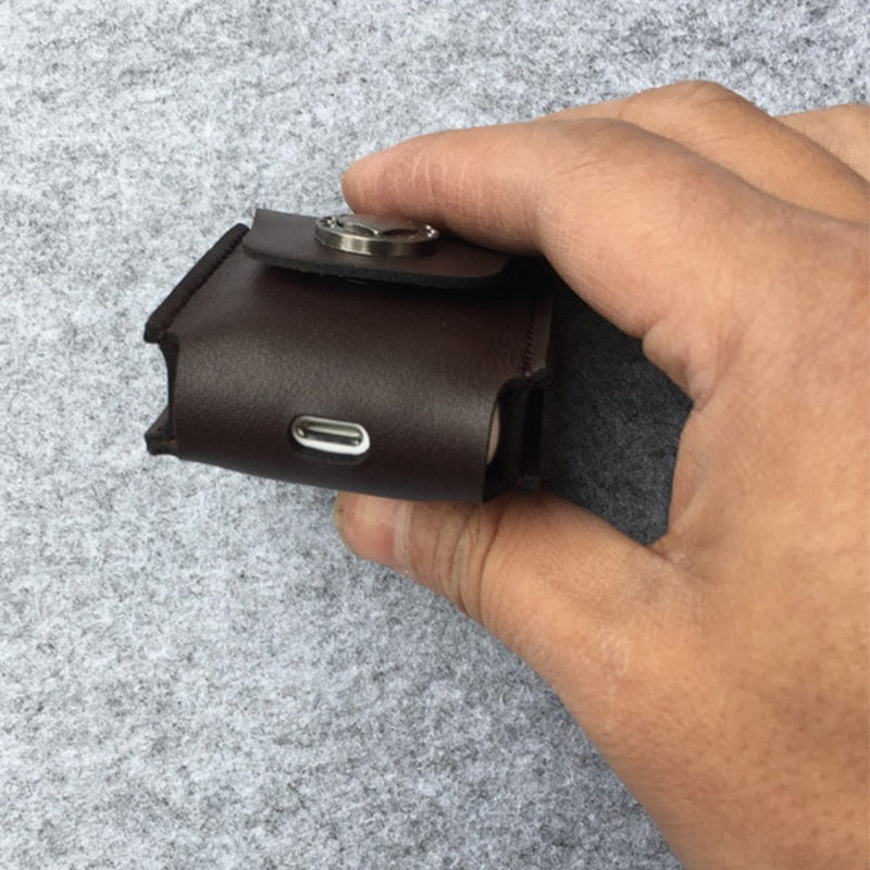 Genuine Leather AirPods Case Cover with Scratch Guard