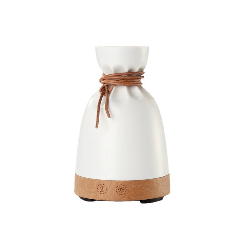 Ceramic Aromatherapy Diffuser Humidifier With Warm Light