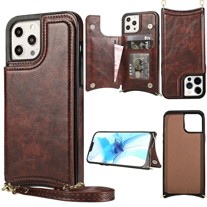 iPhone 14 Wallet Case with Card Slots and Kickstand