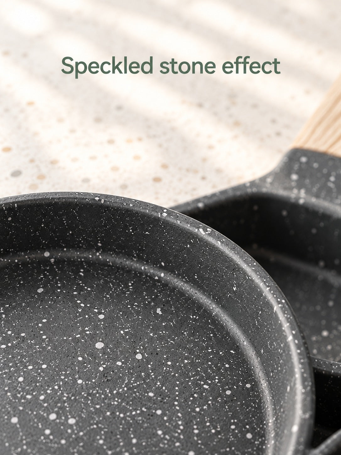 Four-Hole Stone Non-Stick Egg Frying Pan for Breakfast