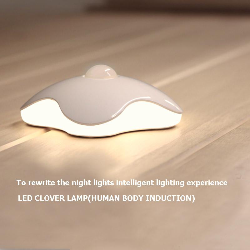 Clover Motion Sensor Night Light: Hands-Free Warm Glow