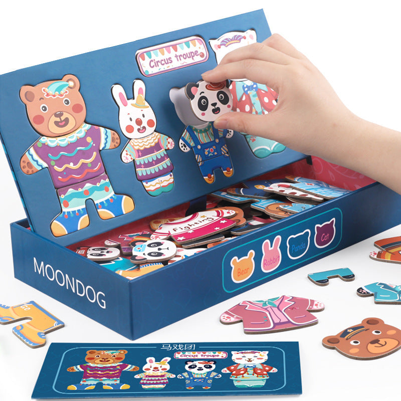 Magnetic Dress-Up Puzzle for Creative Early Learning