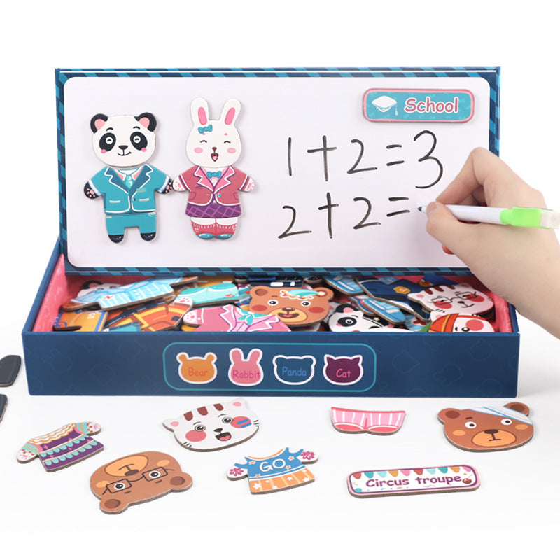 Magnetic Dress-Up Puzzle for Creative Early Learning