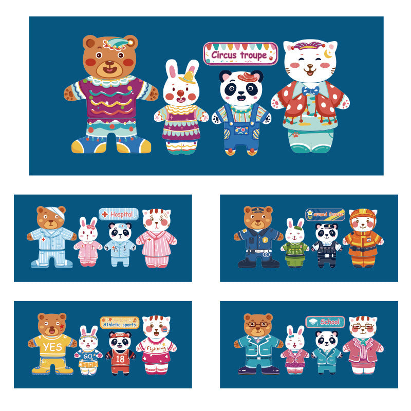 Magnetic Dress-Up Puzzle for Creative Early Learning