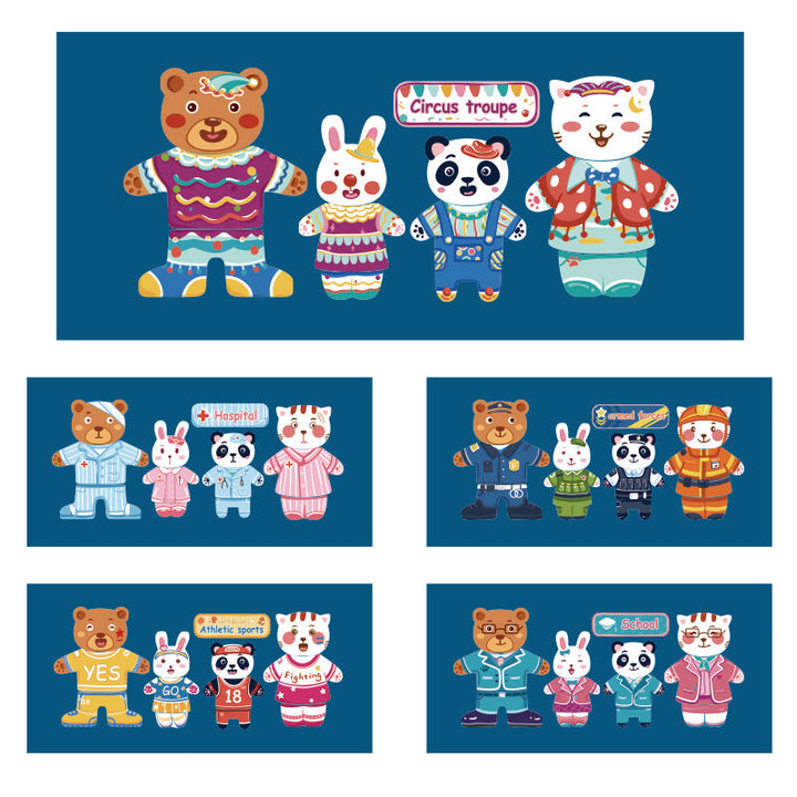 Magnetic Dress-Up Puzzle for Creative Early Learning
