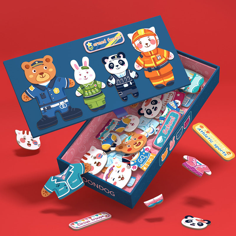 Magnetic Dress-Up Puzzle for Creative Early Learning
