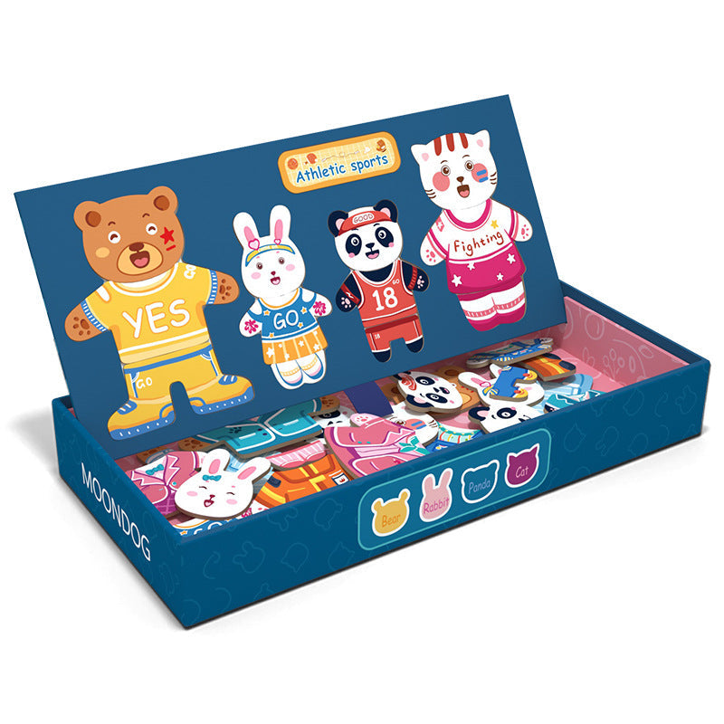 Magnetic Dress-Up Puzzle for Creative Early Learning