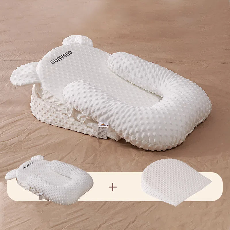 Baby Feeding Pillow With 15° Elevated Cushioned Support